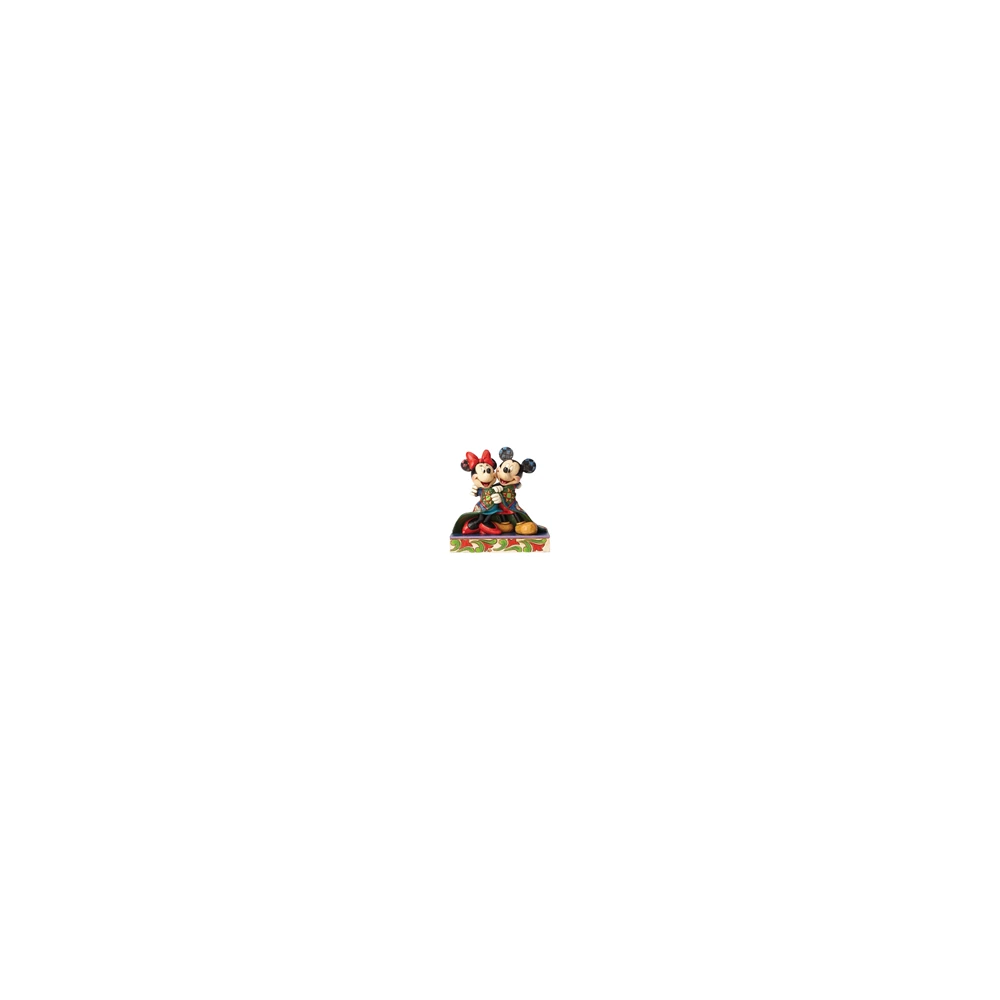 Mickey and Minnie Mouse in Blanket Figurine