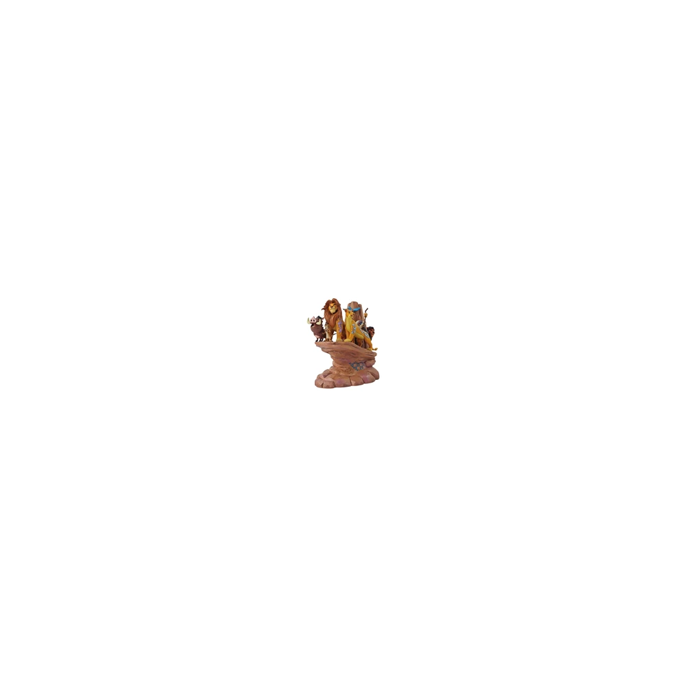 Lion King Carved in Stone Figurine