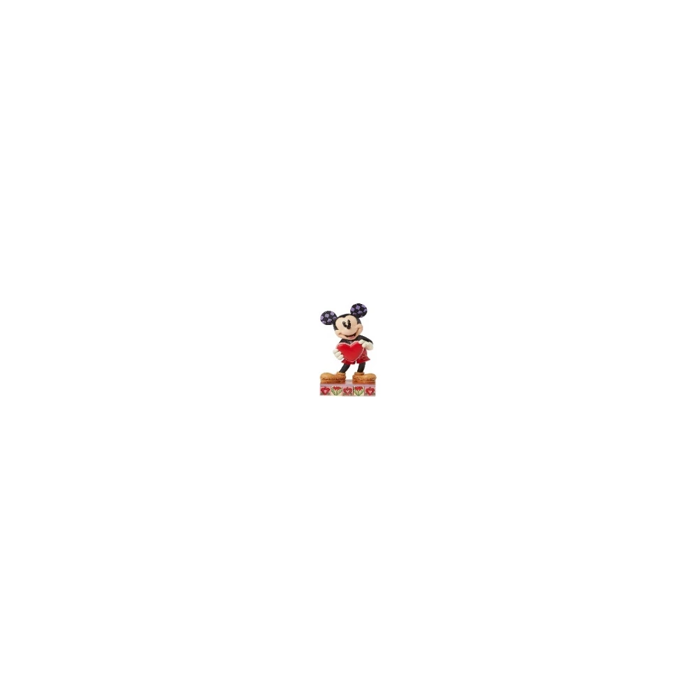 A Love Note (Mickey with Personalised Heart Figurine)
