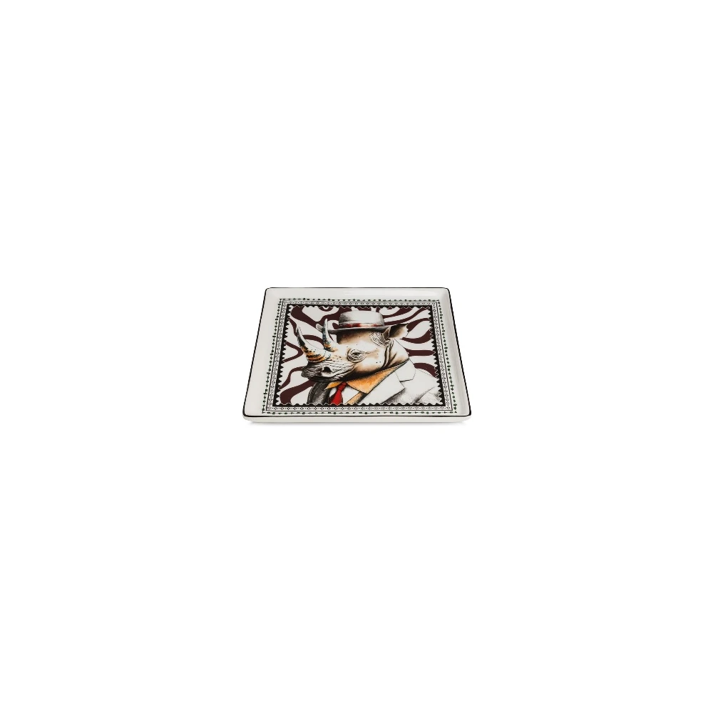 پیش دستی کرگدن 19X19 – VASSOIO HUMAN ESSENCE RINOCERONTE ''STRENGTH'' 19X19