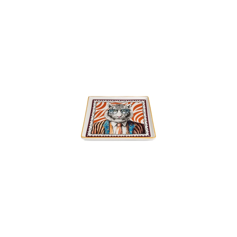 پیش دستی ببر 19X19 – VASSOIO HUMAN ESSENCE TIGRE ''COURAGE'' 19X19