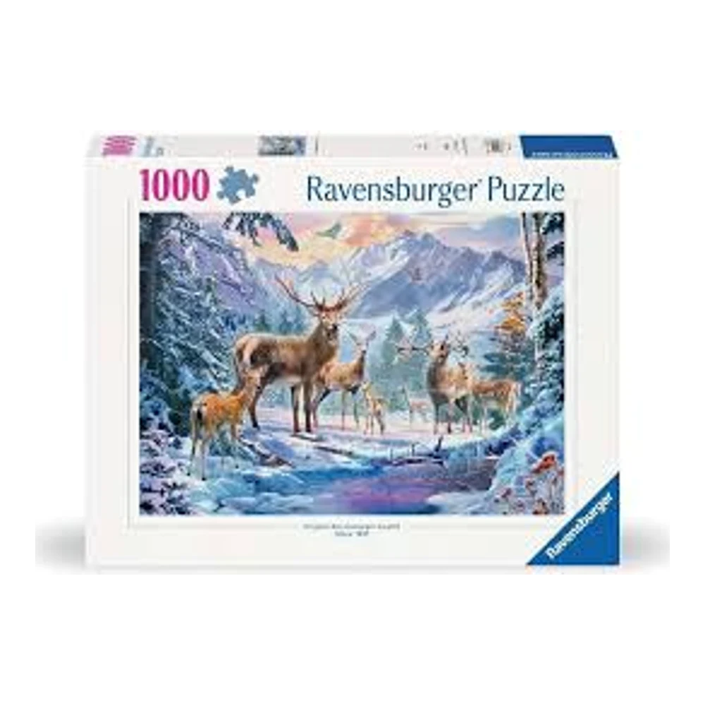 Deer in Winter 1000 Pc Pu
