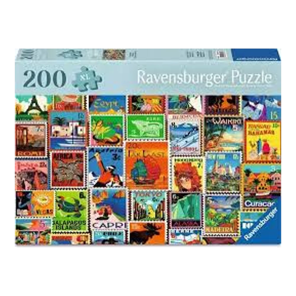 Travel Stamps 200 Pc Puzz