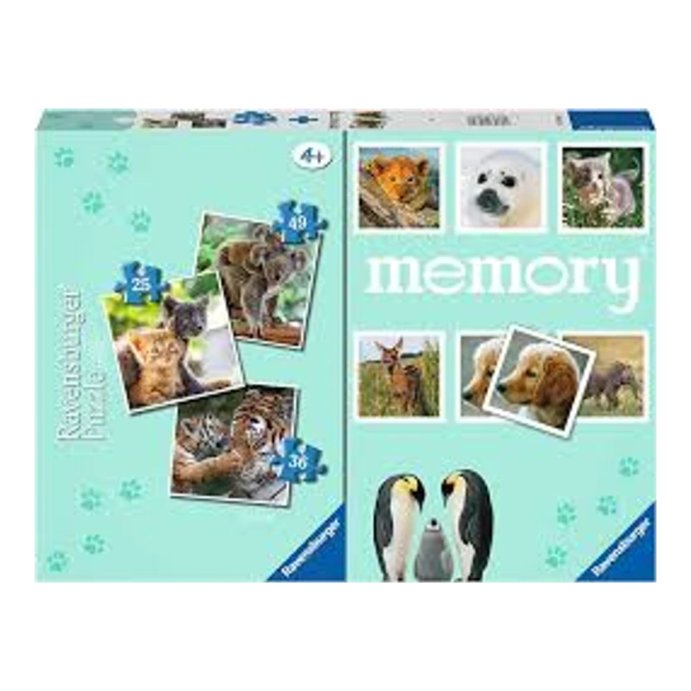 Anim.Babies 3Puz.+memory®