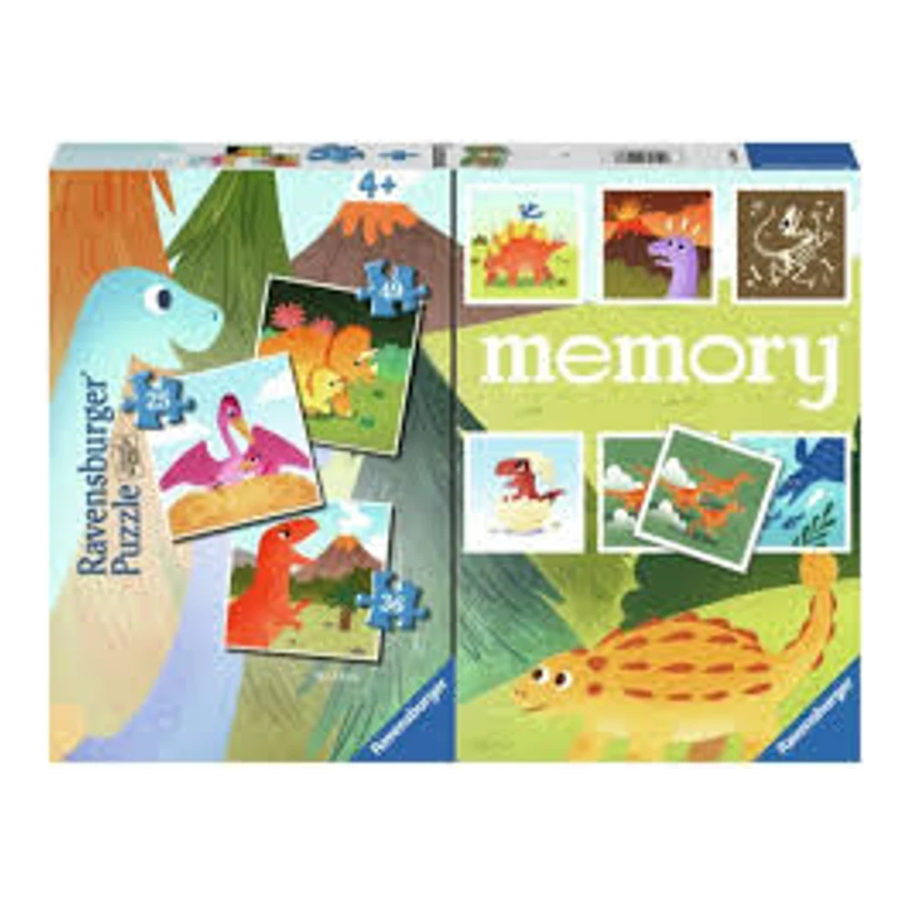 Dinosaur 3Puzzl.+memory®