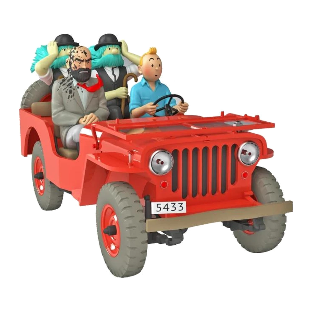 مدل کلکسیونی ماشین تن‌تن مقیاس ۱:۲۴ شماره 47 - DESERT JEEP WILLYS