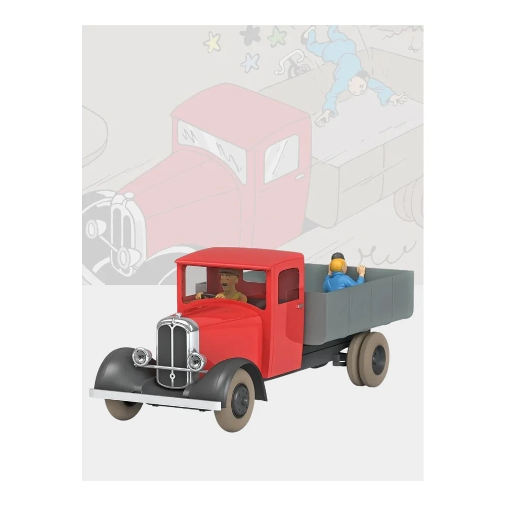 مدل کلکسیونی ماشین تن‌تن مقیاس ۱:۲۴ شماره 49 - FLATBED TRUCK