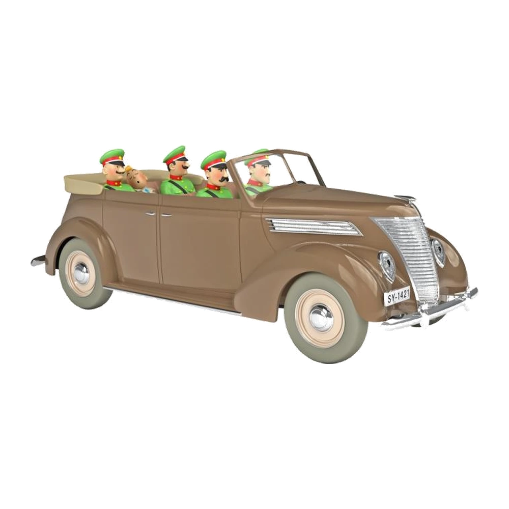 مدل کلکسیونی ماشین تن‌تن مقیاس ۱:۲۴ شماره 50 - THE CONVERTIBLE FORD 1937